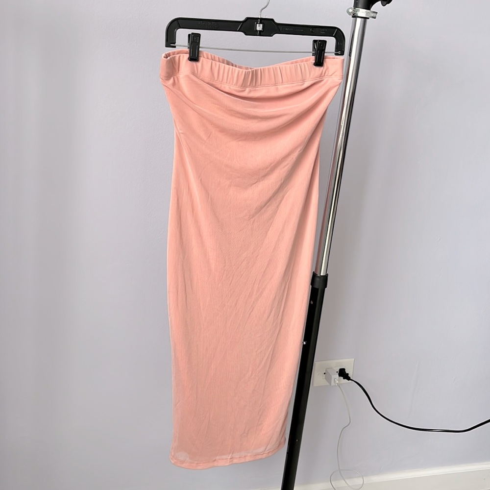 ReVamped long pink skirt size small